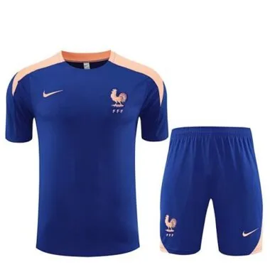 25-26 France Blue Training Kits Football Tracksuits Cheap Football Jersey Wholesale Yupoo