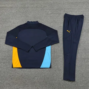 2024/25 Marseille navy blue half zipper training tracksuit size