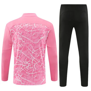 24-25 Man City pink half zipper training tracksuit size S-2XL