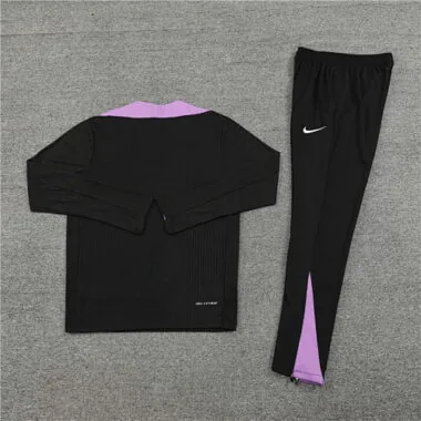player version 2024/25 England black with purple half zipper training tracksuit size