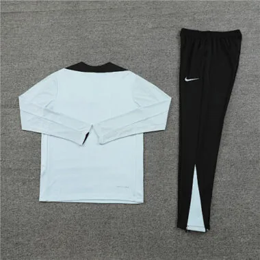 player version 24-25 Bar light gray with black half zipper training tracksuit size S-2XL
