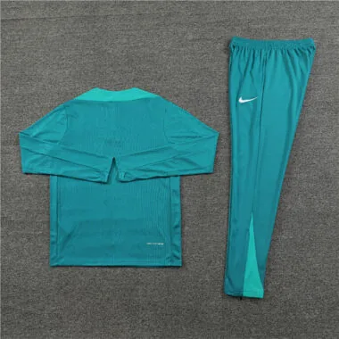 player version 24-25 Portugal green half zipper training tracksuit size S-2XL