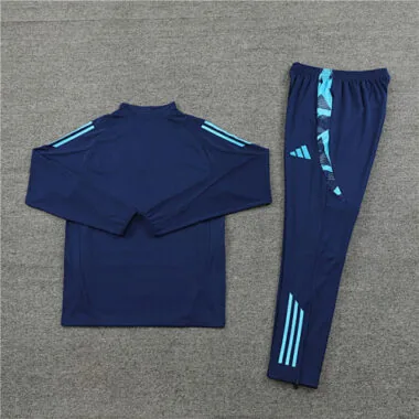 24-25 Arsenal navy blue half zipper training tracksuit size S-2XL