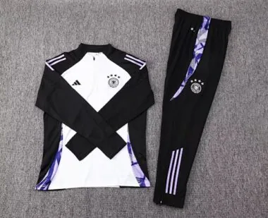 2024/25 Germany white with black half zipper training tracksuit size