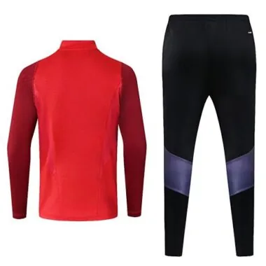23-24 Bnfc red half zipper training tracksuit size S-2XL