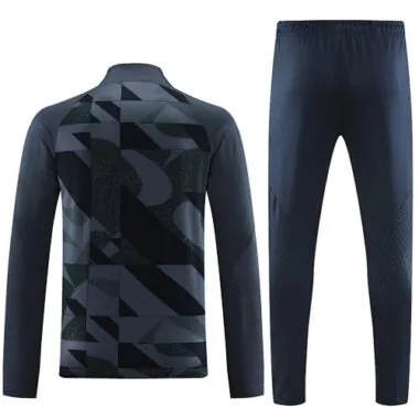 23-24 Bar camo gray half zipper sweater tracksuit size S-2XL