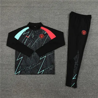 23-24 Man City camo black half zipper sweater tracksuit size S-2XL