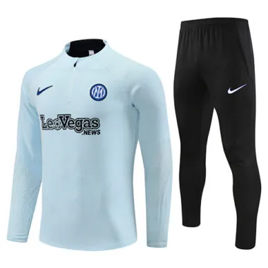 2023/24 Inter light blue half zipper sweater tracksuit size