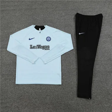 2023/24 Inter light blue half zipper sweater tracksuit size