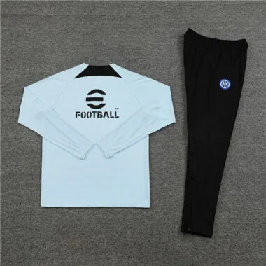 2023/24 Inter light blue half zipper sweater tracksuit size