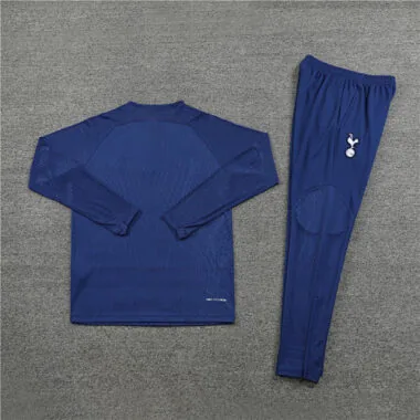player version 23-24 Tottenham navy blue half zipper sweater tracksuit size S-2XL