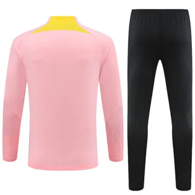 23-24 China pink half zipper sweater tracksuit size S-2XL