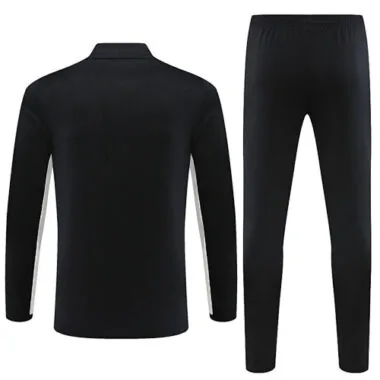 23-24 PS G black with white stripe half zipper sweater tracksuit size S-2XL