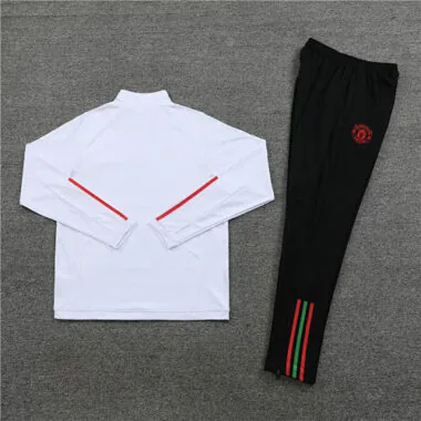 23-24 Manud white half zipper sweater tracksuit size S-2XL
