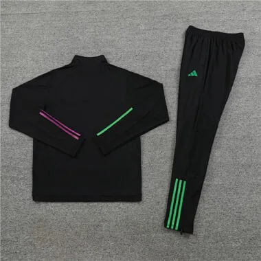 23-24 Bayern black half zipper sweater tracksuit size S-2XL