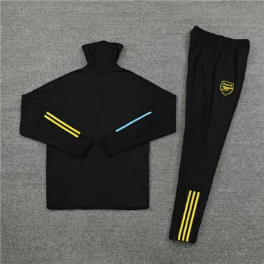 23-24 Arsenal black high collar sweater tracksuit size S-2XL