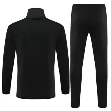 23-24 Arsenal black high collar sweater tracksuit size S-2XL