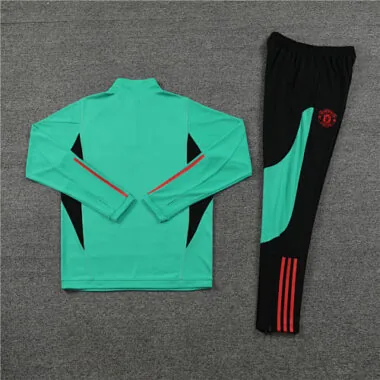23-24 Manud green with black half zipper training sweater tracksuit size S-2XL