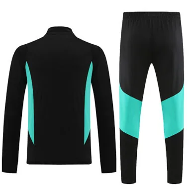 23-24 Manud black with blue half zipper sweater tracksuit size S-2XL