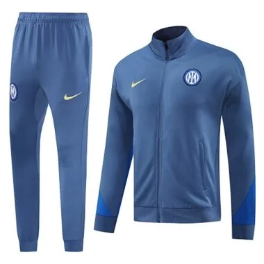 24-25 Inter light blue with color blue full zipper jacket tracksuit
