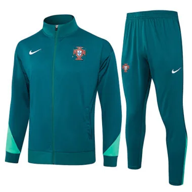 A749# 24-25 Portugal green full zipper jacket tracksuit