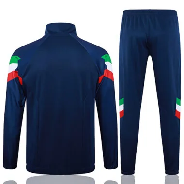 A750# 24-25 Italy navy blue retro full zipper jacket tracksuit
