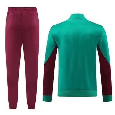 2024/25 PS G green with dark red soccer jacket tracksuit size