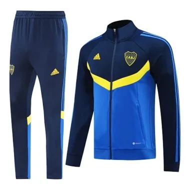 24-25 Boca color blue with navy blue soccer jacket tracksuit size S-2XL