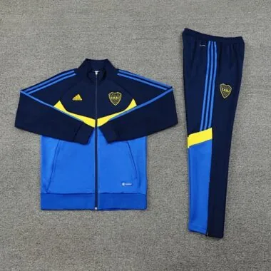 24-25 Boca color blue with navy blue soccer jacket tracksuit size S-2XL