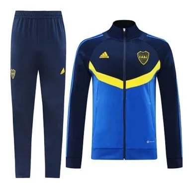 24-25 Boca color blue with navy blue soccer jacket tracksuit size S-2XL