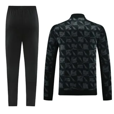 2023/24 Ajax black with gray soccer jacket tracksuit size