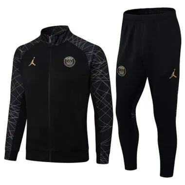 2023/24 PS G Jrdan black with lines on arm jacket tracksuit size