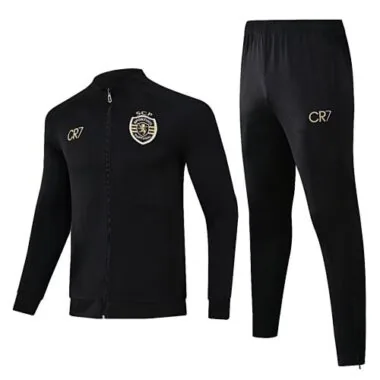 2023/24 Lsbon black full zipper jacket tracksuit size