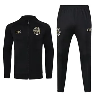 2023/24 Lsbon black full zipper jacket tracksuit size