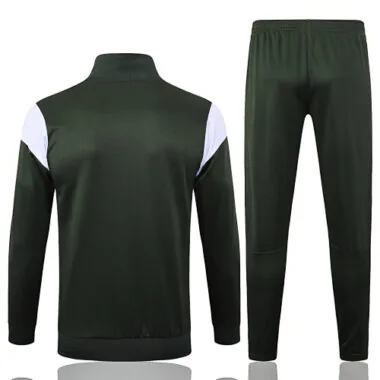 A707# 23-24 Man City dark green with white soccer jacket tracksuit size S-2XL