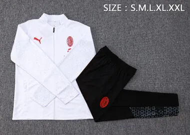 A693# 2023/24 AC white soccer jacket tracksuit size