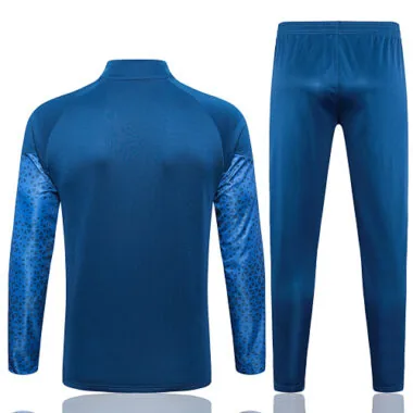 A686# 23-24 Marseille deep blue with blue arms soccer jacket tracksuit size S-2XL