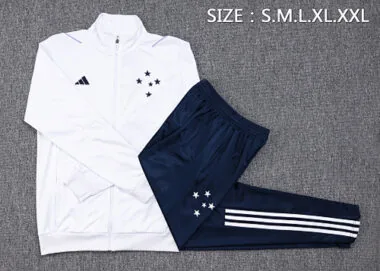 A660# 2023/24 Cruzeiro white jacket tracksuit size