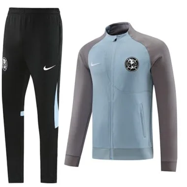 2022/23 CA blue with gray full zipper jacket tracksuit size S~2XL