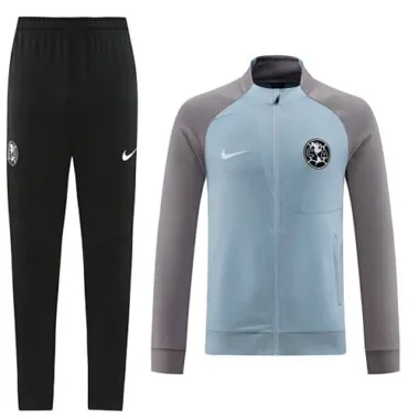 2022/23 CA blue with gray full zipper jacket tracksuit size S~2XL