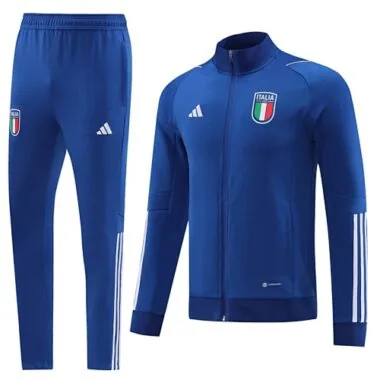 2022-23 Italy navy blue full zipper jacket tracksuit size S~2XL