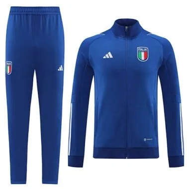 2022-23 Italy navy blue full zipper jacket tracksuit size S~2XL