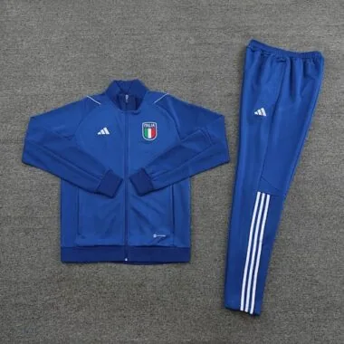 2022-23 Italy navy blue full zipper jacket tracksuit size S~2XL