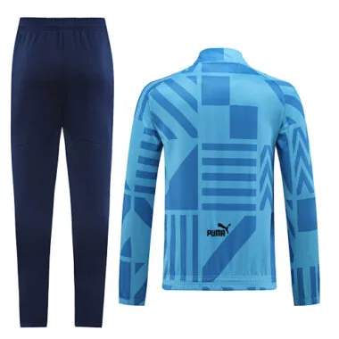 2022/23 Man City blue stripes full zipper jacket tracksuit size S~2XL