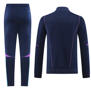 3 stars 22-23 Argentina navy blue full zipper jacket tracksuit size S~2XL