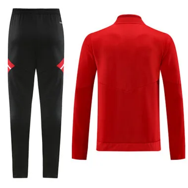 2022/23 Bayern red with white stripe full zipper jacket tracksuit size