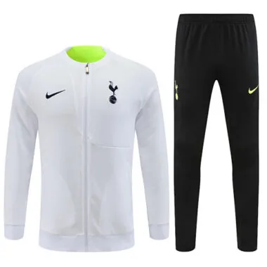 2022/23 Tottenham white jacket tracksuit with black bottoms size