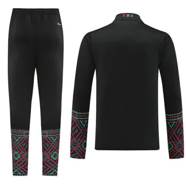 22-23 Ajax black with 3 colors stripes full zipper jacket tracksuit size S~2XL