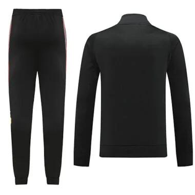 22-23 Manud black with red stripe full zipper jacket tracksuit size S~2XL