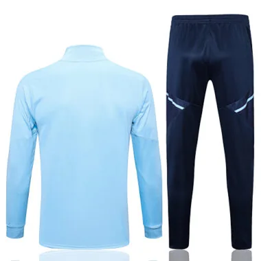 A595# 2022/23 Cruzeiro light blue with navy blue stripe jacket tracksuit size